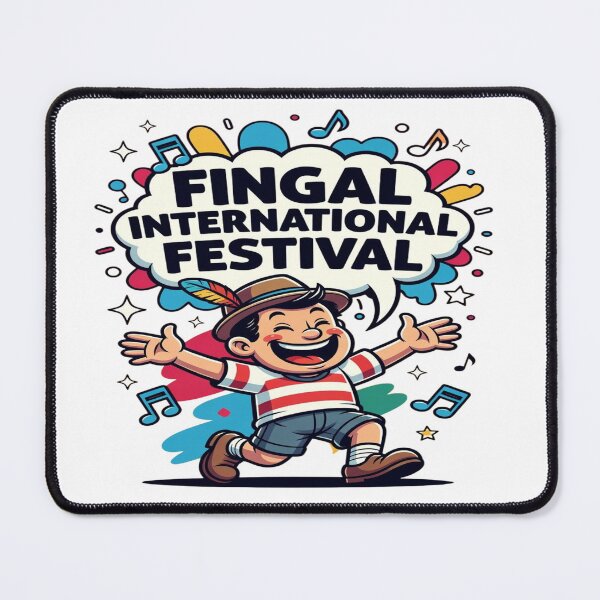 Item preview, Fingal International Festival Cute Cartoon T-Shirt | Fun Music Festival Graphic | Ireland Festival Sticker Design designed and sold by Sushikidsntod.