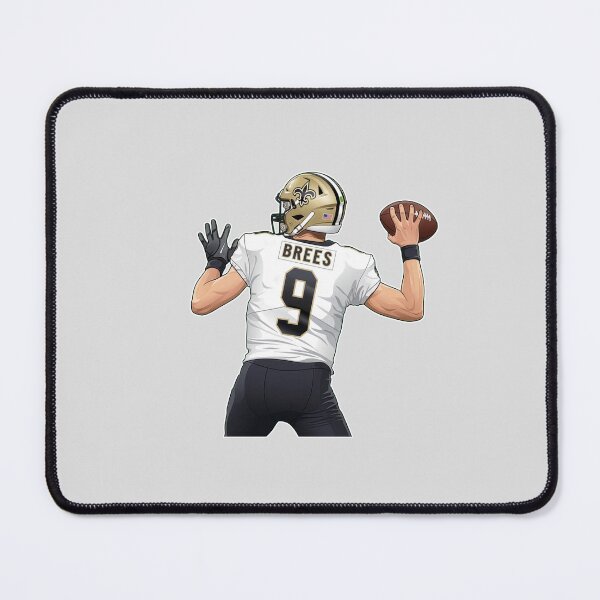 Item preview, Drew Brees #9 Throwing Back designed and sold by EndZoneEmporium.