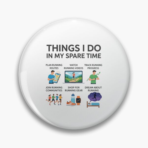 Item preview, Funny Runner T-Shirt - Things I Do in My Spare Time for Marathon Runners, Joggers, & Athletes designed and sold by Colorful-Garden.