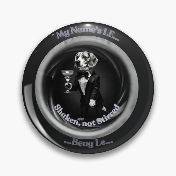 Item preview, Beag Le – Shaken Not Stirred Funny Beagle Tuxedo Shirt  designed and sold by ArthurShu.