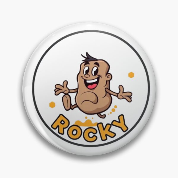 Item preview, BFDI Rocky Funny Rock Cartoon Character Animation Fan designed and sold by MystiColo.