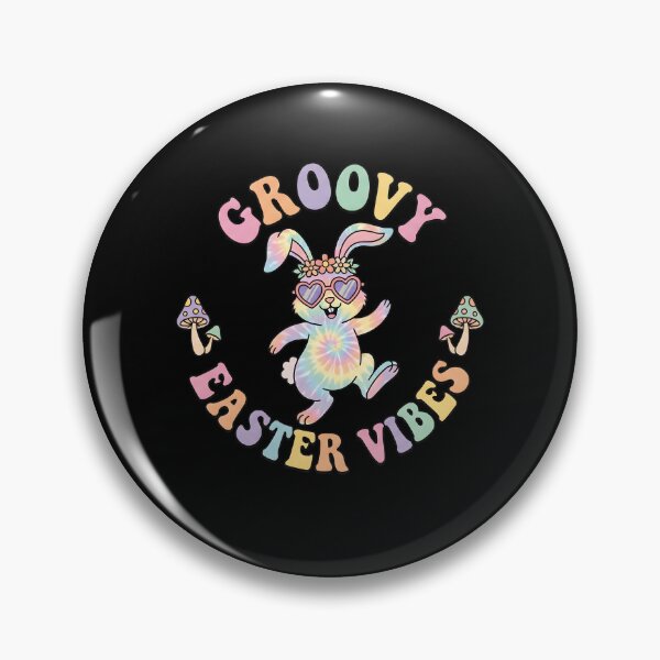 Artikelvorschau, Groovy Easter Vibes Tie Dye Bunny entworfen und verkauft von KroghDs.