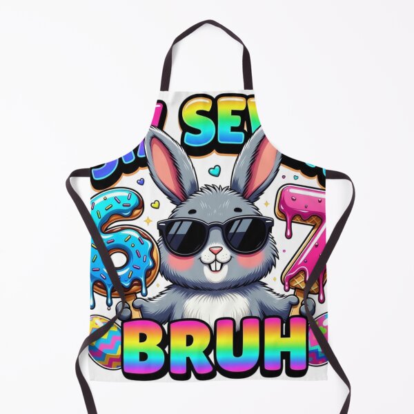 Item preview, Funny Easter Bunny 67 BRUH Meme Design designed and sold by PixelVibe782.