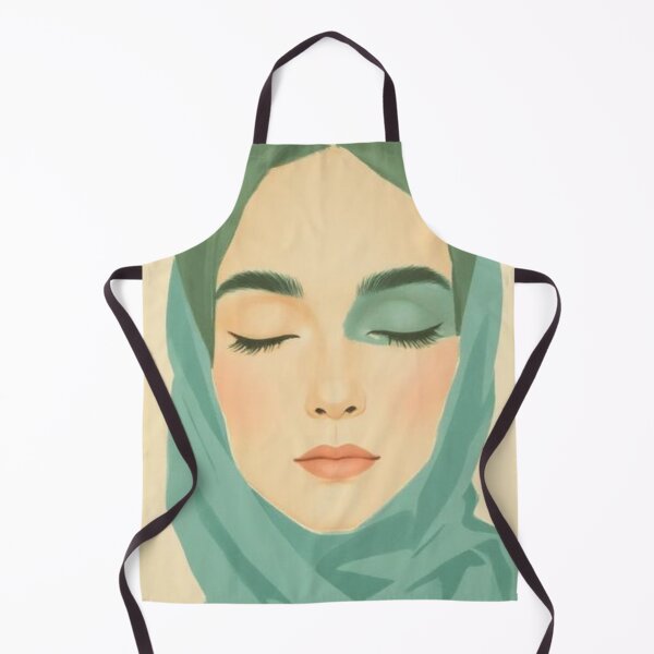 Item preview, Serene Woman in Emerald Hijab Portrait designed and sold by The Rust Lab.