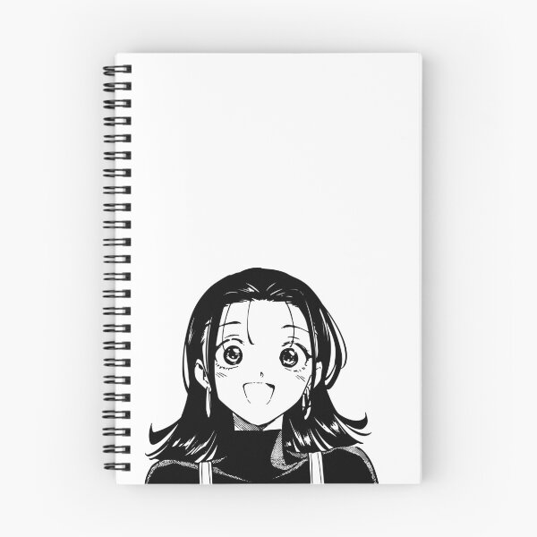 Item preview, Dark Cursed Spirit Girl Black Ink Manga Art designed and sold by InkStation24.