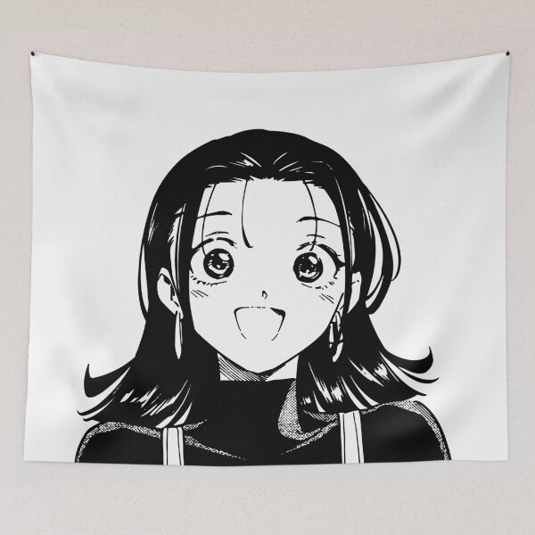 Item preview, Dark Cursed Spirit Girl Black Ink Manga Art designed and sold by InkStation24.