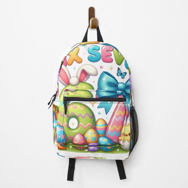 Item preview, Cute Kawaii Easter 67 Bunny Numbers Design designed and sold by PixelVibe782.