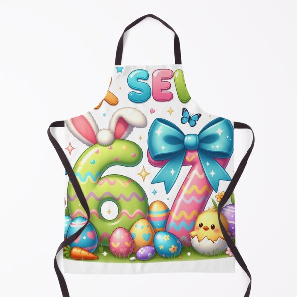 Item preview, Cute Kawaii Easter 67 Bunny Numbers Design designed and sold by PixelVibe782.