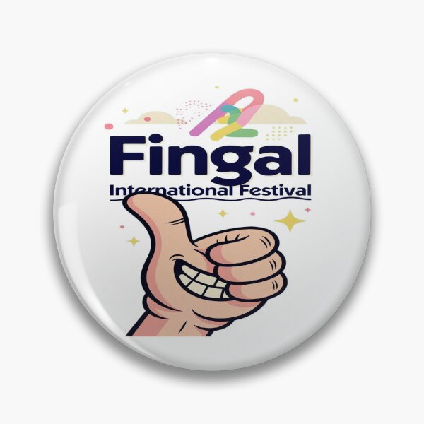 Item preview, Fingal International Festival Thumbs Up Cartoon T-Shirt | Fun Festival Graphic Sticker | Ireland Festival Merch designed and sold by Sushikidsntod.