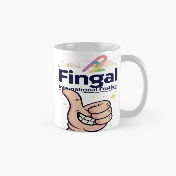 Item preview, Fingal International Festival Thumbs Up Cartoon T-Shirt | Fun Festival Graphic Sticker | Ireland Festival Merch designed and sold by Sushikidsntod.