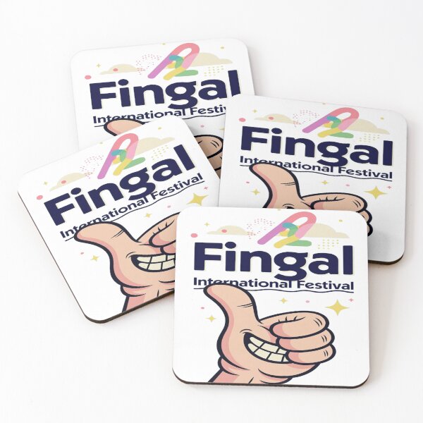 Item preview, Fingal International Festival Thumbs Up Cartoon T-Shirt | Fun Festival Graphic Sticker | Ireland Festival Merch designed and sold by Sushikidsntoddlers.