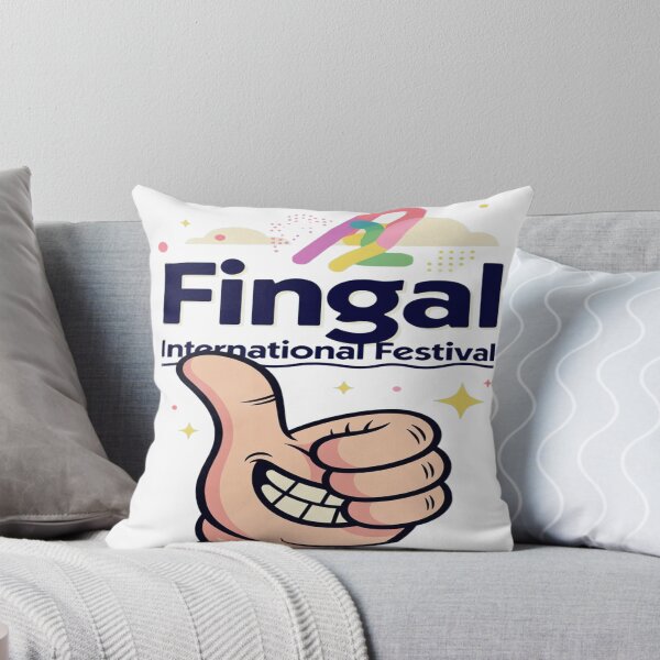Item preview, Fingal International Festival Thumbs Up Cartoon T-Shirt | Fun Festival Graphic Sticker | Ireland Festival Merch designed and sold by Sushikidsntoddlers.