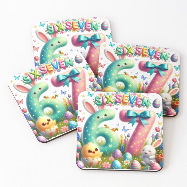 Item preview, Cute Kawaii Easter 67 Bunny Egg Celebration designed and sold by PixelVibe782.