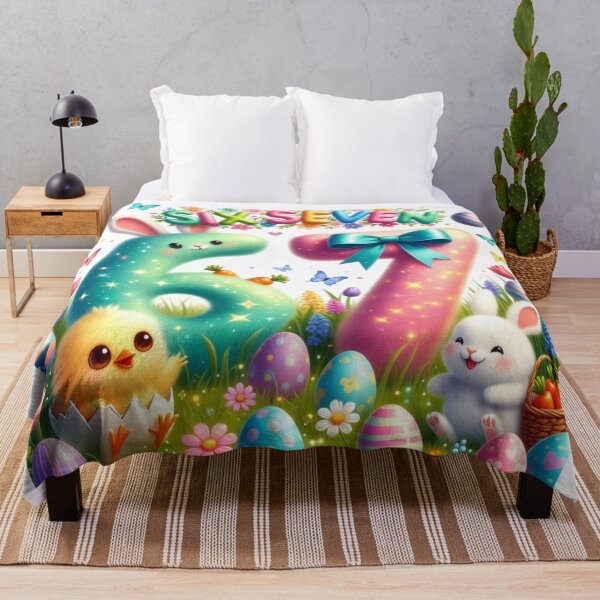 Item preview, Cute Kawaii Easter 67 Bunny Egg Celebration designed and sold by PixelVibe782.