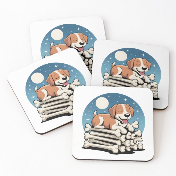 Item preview, Dog Takes a Nap on Bones designed and sold by Museum Of Non-Existing Art.