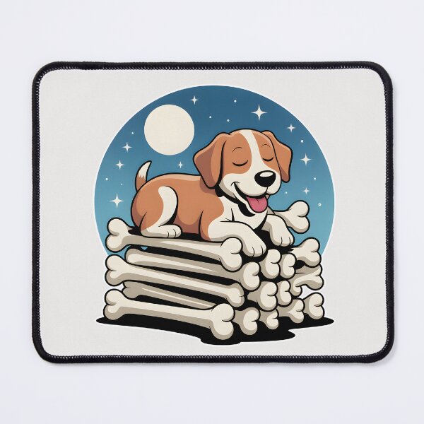 Item preview, Dog Takes a Nap on Bones designed and sold by Museum Of Non-Existing Art.