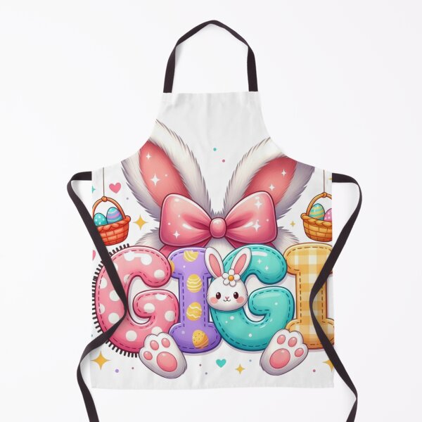 Item preview, Cute Kawaii Easter Name GIGI Bunny Design designed and sold by PixelVibe782.