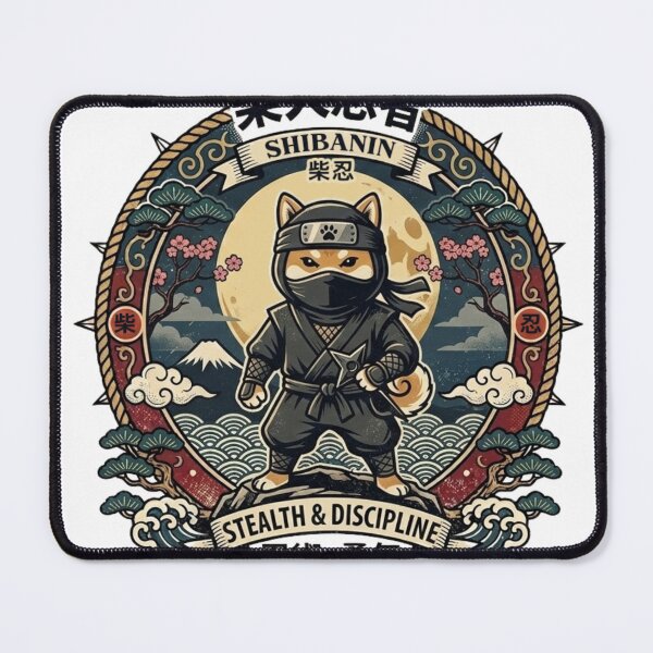 Item preview, Shiba Inu Ninja – Shadow Warrior Emblem designed and sold by ShibaSmileClub.