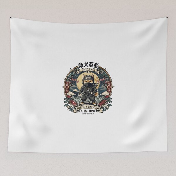 Item preview, Shiba Inu Ninja – Shadow Warrior Emblem designed and sold by ShibaSmileClub.