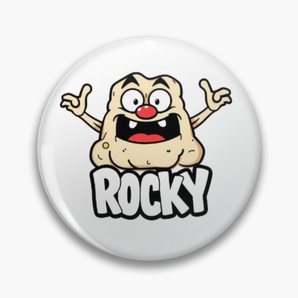 Item preview, BFDI Rocky Smiling Rock Character Funny Cartoon Graphic designed and sold by MystiColo.