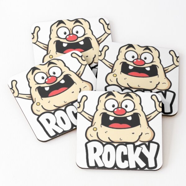 Item preview, BFDI Rocky Smiling Rock Character Funny Cartoon Graphic designed and sold by MystiColo.