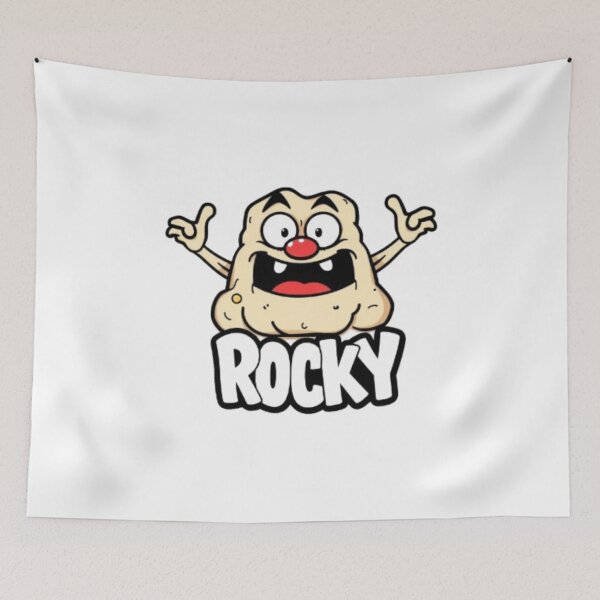 Item preview, BFDI Rocky Smiling Rock Character Funny Cartoon Graphic designed and sold by MystiColo.