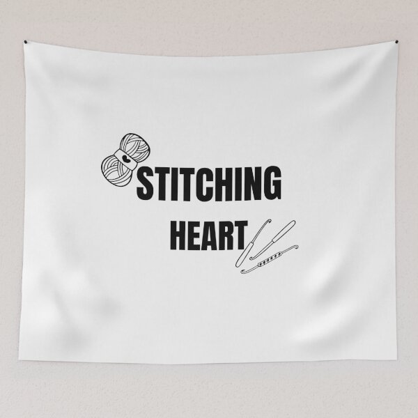 Item preview, Stitching HEART| Crochet & Knitting Support Design | Crafting for a Cause | Handmade Community designed and sold by HEARTempowers.