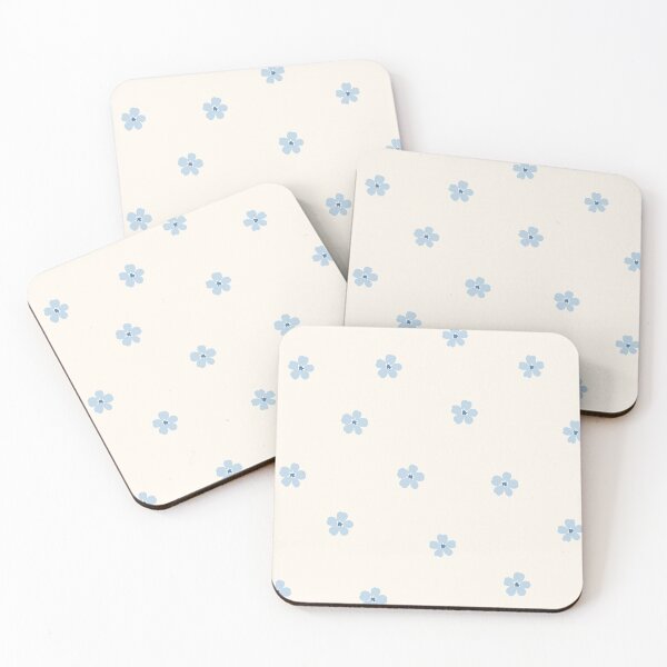 Item preview, Coquette Blue Flower Floral Pattern designed and sold by Bonita Faye.