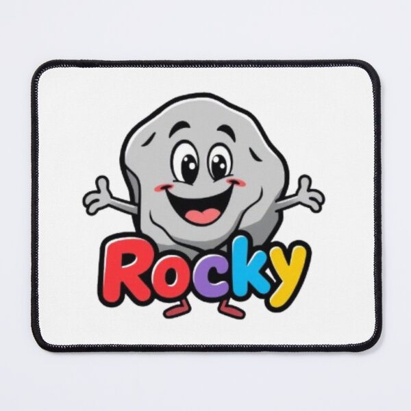 Item preview, BFDI Rocky Cute Stone Cartoon Character Animation Style designed and sold by MystiColo.