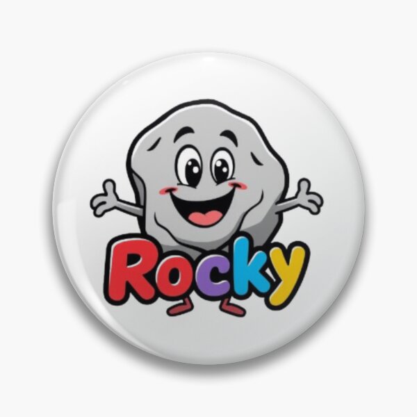 Item preview, BFDI Rocky Cute Stone Cartoon Character Animation Style designed and sold by MystiColo.