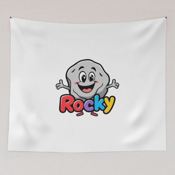 Item preview, BFDI Rocky Cute Stone Cartoon Character Animation Style designed and sold by MystiColo.