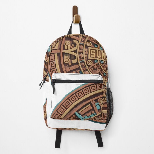 Item preview, Sun Stone Aztec Calendar - Modern Ancient Civilization Geometry designed and sold by etuvibes.