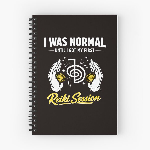 Item preview, I Was Normal Until I Got My First Reiki Session Energy Healer Spiritual Awakening Practitioner designed and sold by Pawsome Quotes.