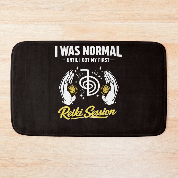 Item preview, I Was Normal Until I Got My First Reiki Session Energy Healer Spiritual Awakening Practitioner designed and sold by Pawsome Quotes.