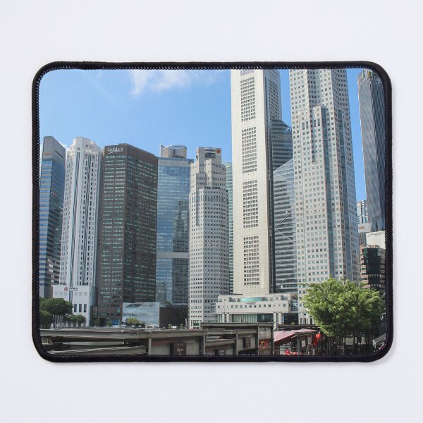 Item preview, Skyscrapers on Boat Quay, Singapore designed and sold by Micki Selvitella.