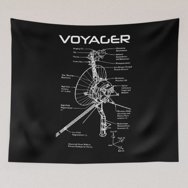 Item preview, Voyagerr Program - White Ink  designed and sold by Nuizai.