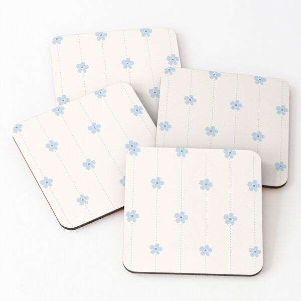 Item preview, Coquette Blue Flower Floral Pattern designed and sold by Bonita Faye.