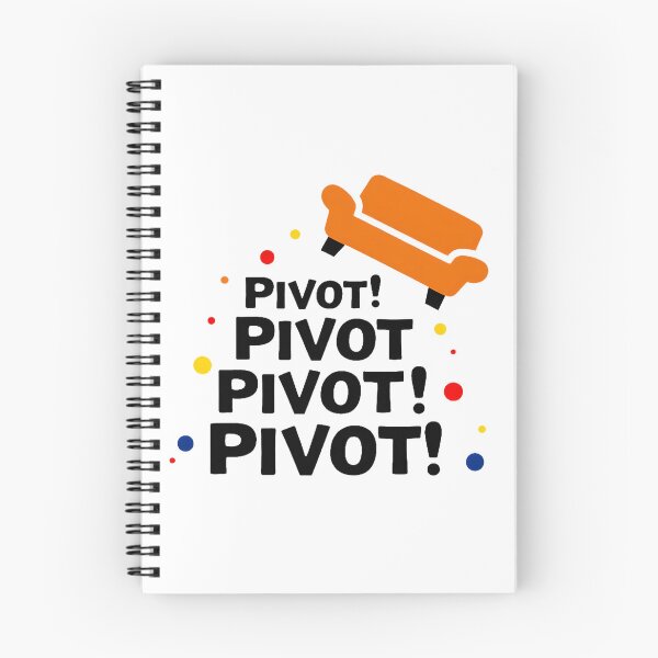 Item preview, Pivot Pivot Pivot – FRIENDS Inspired Couch Quote with Color Dots | Funny Pop‑Culture Sticker & Wall Art designed and sold by Nene's design.