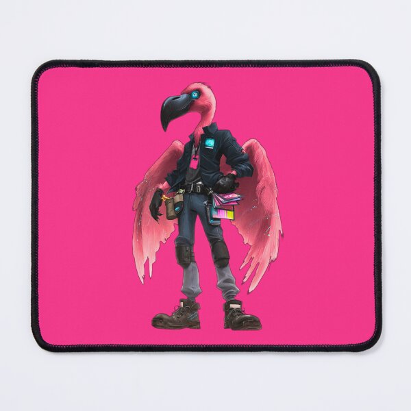 Item preview, IDENTITY SERIES Cyber Flamingo Running the Show designed and sold by MYTHIC PEEL STICKERS.