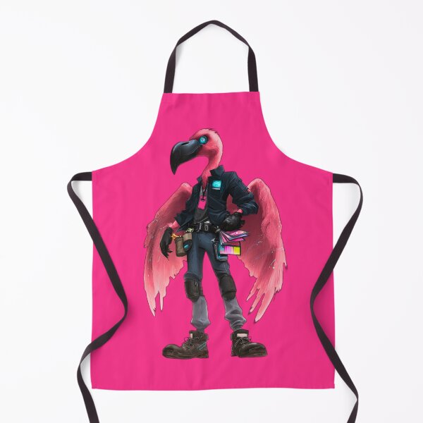 Item preview, IDENTITY SERIES Cyber Flamingo Running the Show designed and sold by MYTHIC PEEL STICKERS.