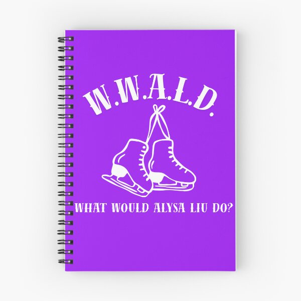 Item preview, What Would Alysa Liu Do? White on Purple  designed and sold by AnimaliaStar.