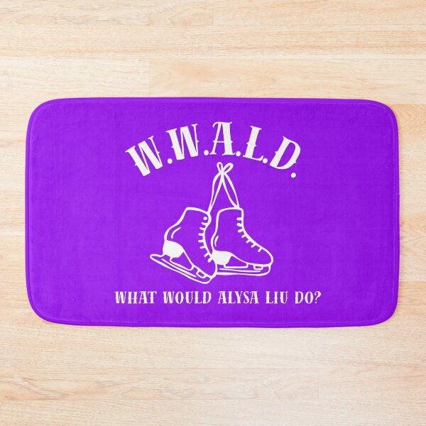 Item preview, What Would Alysa Liu Do? White on Purple  designed and sold by AnimaliaStar.