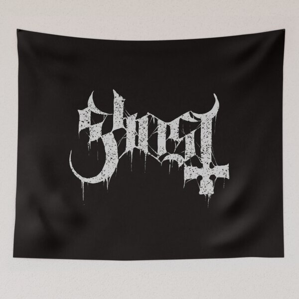 Item preview, ghost band merch logo designed and sold by habituswearco.