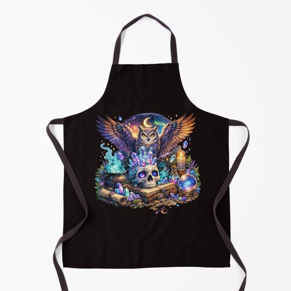 Item preview, Mystic Owl of the Crystal Moon – Magical Fantasy Illustration designed and sold by Tadeusz1.