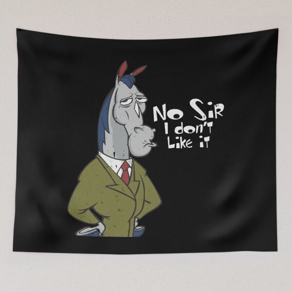 Item preview, Mr. Horse No Sir I Don't Like It Ren & Stimpys Cartoon Meme designed and sold by WebTucker.