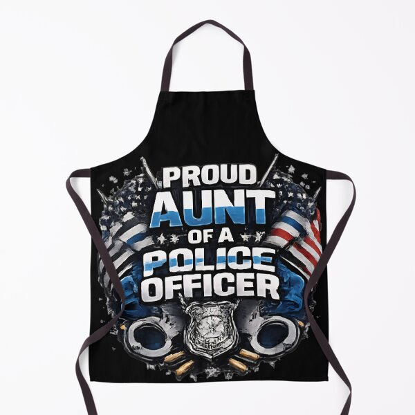Item preview, Proud Aunt of a Police Officer - Thin Blue Line Badge designed and sold by DrukNaStyl.
