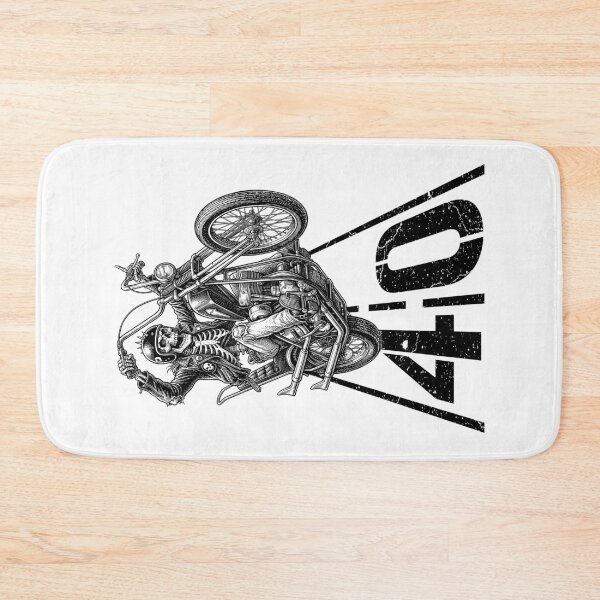 Item preview, 40th Birthday Motorcycle Funny Biker Skeleton 40 Speed Limit designed and sold by GrandeDuc.
