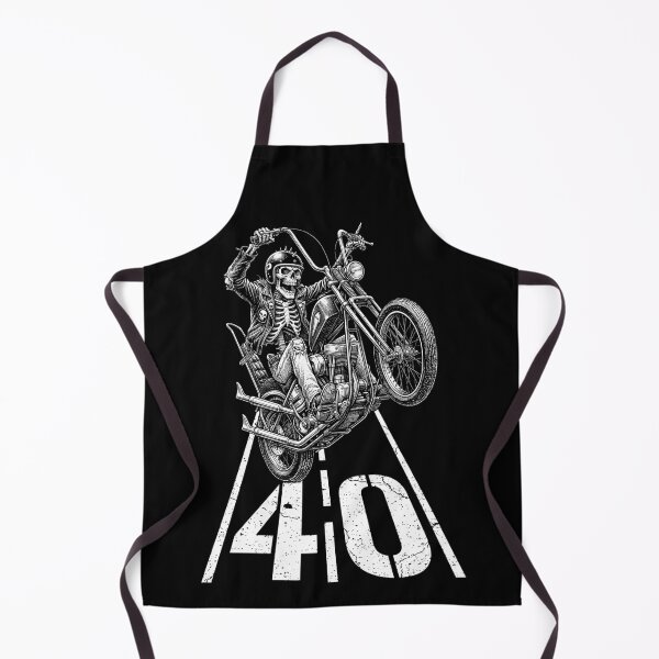 Item preview, 40th Birthday Motorcycle Funny Biker Skeleton 40 Speed Limit designed and sold by GrandeDuc.