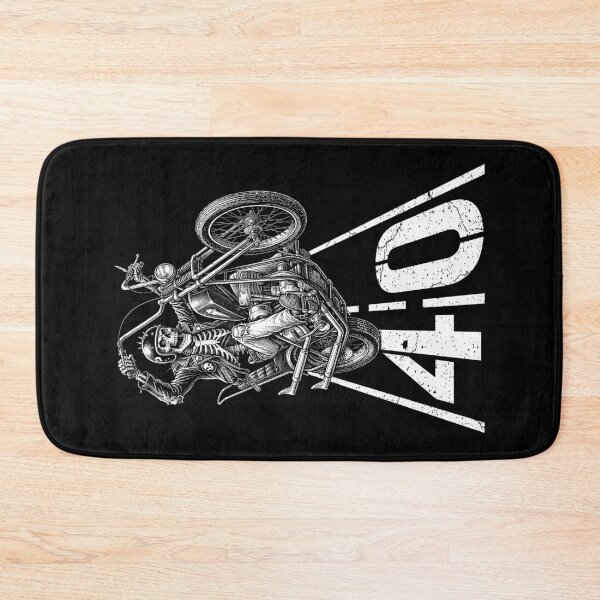 Item preview, 40th Birthday Motorcycle Funny Biker Skeleton 40 Speed Limit designed and sold by GrandeDuc.