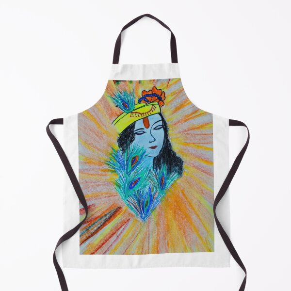 Item preview, Lord Krishna Art | Divine Blue God with Peacock Feather designed and sold by MyArtYourProducts.